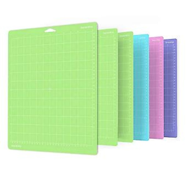 6 kpl 12x12 tuuman S PVC leikkuualustan pohjalevytyökalutyyny Explore /2/maker Di -laitteelle