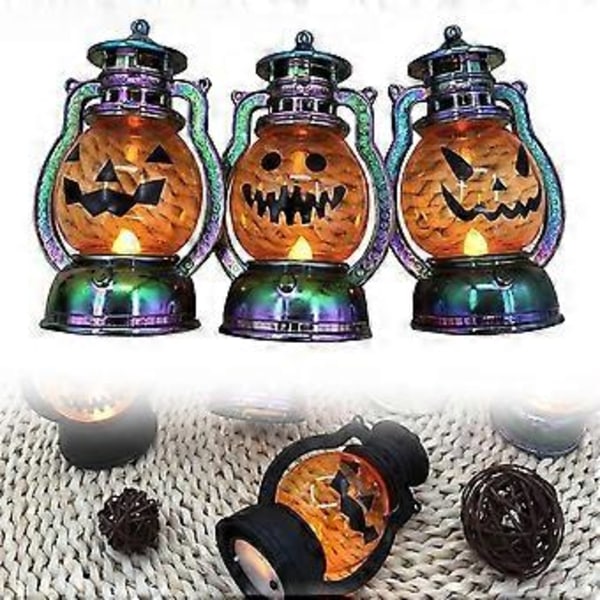Halloween-valot, minilyhdyt, sisälyhtykoristeet, ulkokattokruunukoristeet, Halloween-koristeet A