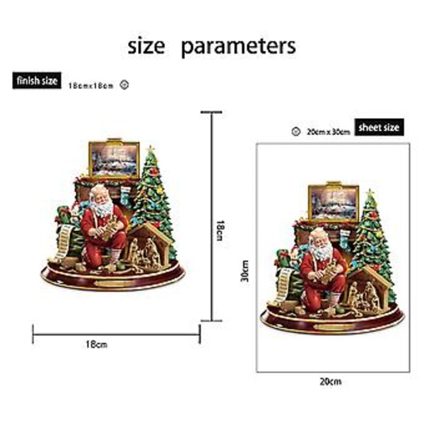 Joulu Santa Ikkunatarrat PVC Enkeli Hyvää Joulua Juhlat Seinätarrat