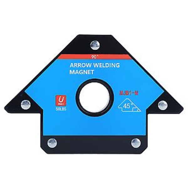 Arrow Sveise Magnet MJB1‑M, Magnetisk Lokalisator i Legert Stål, Tilbehør for Sveiseposisjonering, Sterkt Hold for Metallbearbeiding og Fabrikasjon