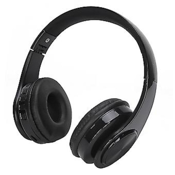 Bluetooth 5.0 Ørepropp Trådløst Over Øret Stereo Headset med Mikrofon Gaming Headset Svart