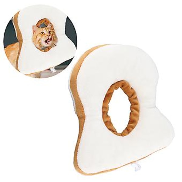 Justerbart Elisabetanskt Halsband Katt Toast Halsband Anti-slick Halsband för Husdjur Kastrerad Katt Halsband Anti-repa Halsband