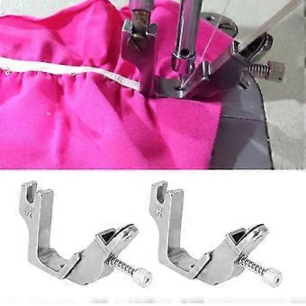 2 stk. Elastisk trykfod symaskine, helt metal S537 trykfodstilbehør (1/4)