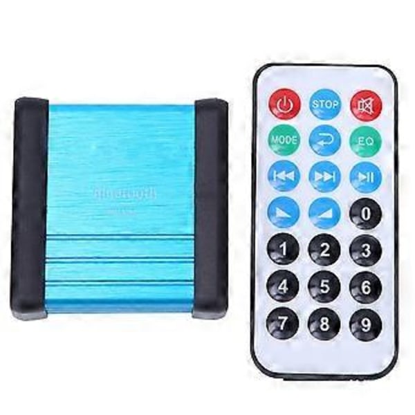 HF54 Forforstærker Audio Receiver Box Kompatibel med Bluetooth TF Kort USB Dekodning Afspilning med Fjernbetjening