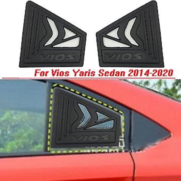 Vios Yaris Sedan 2014-2020 ulkopuolen auton sivulouveri auton ikkunakansi