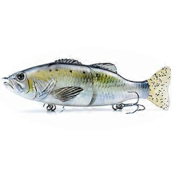 6.7in / 3.1oz Öringbete Fiskedrag 2-segments Hårdkroppsdrag Sjunkande Drag med Trekrok Livslik Crankbait Konstgjort Fiskedrag