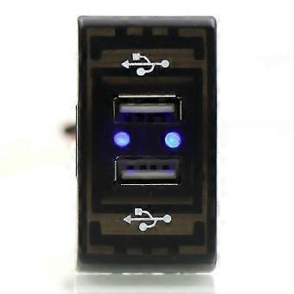 Auton kaksois-USB-laturi 5V 2.1A Auton USB-virtapistoke Autotarvikkeet kuorma-autoille Stralis Hi-Way Eurocargo