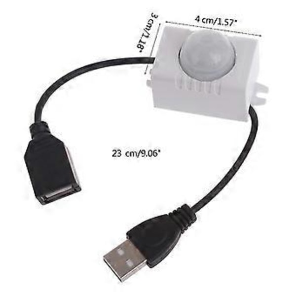 5V Detektor Lysbrytere For LED Striper Lys PIR Bevegelsessensor Brytere