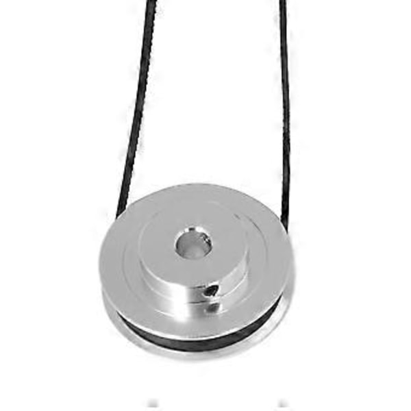 2 Set Kamremsremskiva 20 60 Tänder Synkront Hjul med 2st 6mm Bredd Rem för 3D-skrivare 60 Tänder 8mm Hål 20 Tänder 5mm Hål