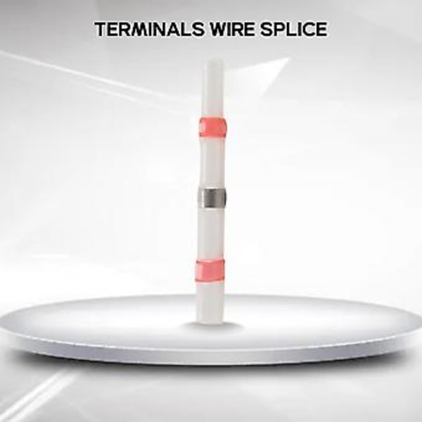 50 stk. S Ledningsstik, Krympe Butt Connector Isolerede Butt