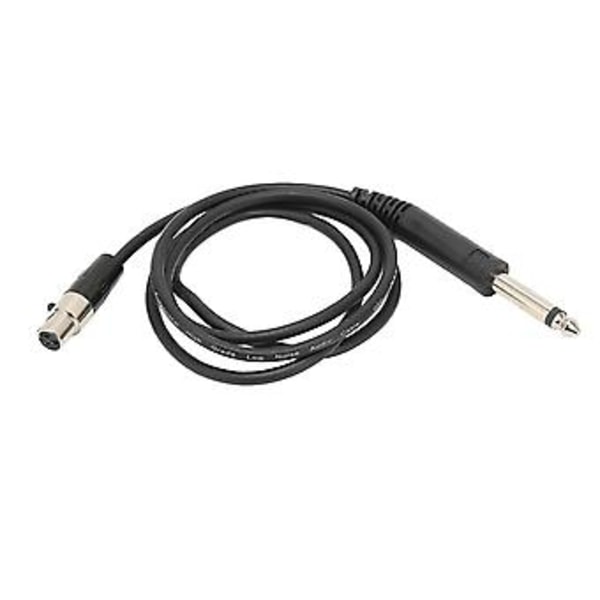 3-Pin Mini XLR Hun til 6,35 mm Han Kabel 1 m XLR til 1/4\" Mikrofonkabel til Live Lydkort Mikrofon