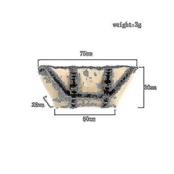 5 st Förvaringsväska Takväska Sovsäck Bagagenät Spade Dekoration För Trx4m Axial Scx24 1/18 1/2