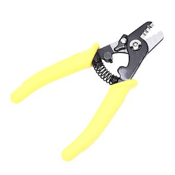 Wire Stripper Tre Huller Præcis Hurtig Besparende Skridsikkert Ergonomisk Håndtag Sikkerhedslås Fiber Stripper