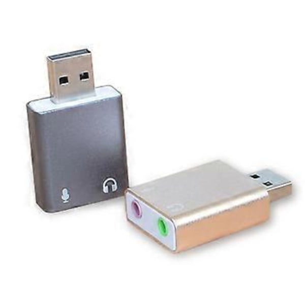 Ekstern 7.1 USB 3D Surround Lydkort/Audio Boks Hodetelefon- og Mikrofoninngang