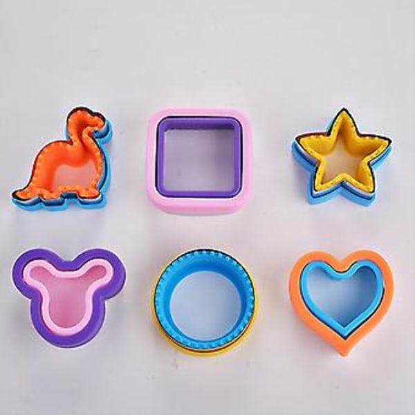 Wich Og Sett For Barn DIY Form Mat Frukt Grønnsak Ss Bento Lunsjtilbehør