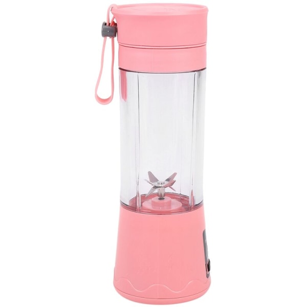 USB Oppladbar Blender 380Ml 6 Blad Frukt Juicer Flaske Kopp Saft Sitron Frukt Grønnsak Smoothie Press Reamers