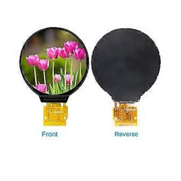 1,28 tuuman IPS LCD -näyttö, värikäs LCD-pyöreä 240x240-näyttö HD Ips LCD GC9A01 -ohjain