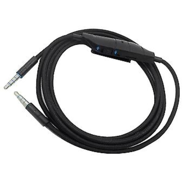 3,5 mm øretelefon lydkabel med inline kontrol