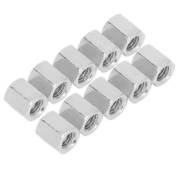 Gängstångskoppling, 20 st Hex Koppling Rostfritt Stål Kopplingsmutter Hex Kopplingsmutter Byggd för Precision