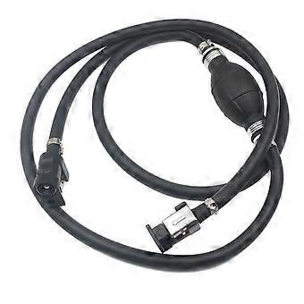 Bränsleledning 1/4\" Gummi Marin Utombordare Båt Husbilar Bränsleslang med Primerpump