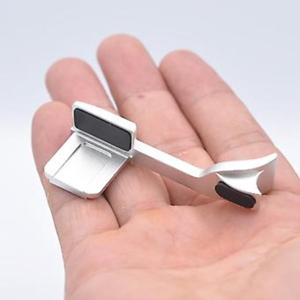 Metall Tummen Upp Blixtskofäste Handgrepp Blixtsko Adapter För Q2 Kamera Blixtskofäste Silver