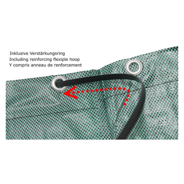3x 272l have tasker lavet af robust polypropylen (PP) stof 150g/m2, Vandtætte Have Heavy Duty Store tasker med Håndtag-Fei Yu