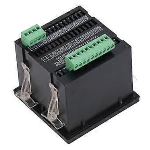 Sort 3-faset elektrisk elmåler LCD Multifunktionel flammehæmmende hus Energimåler AC220V