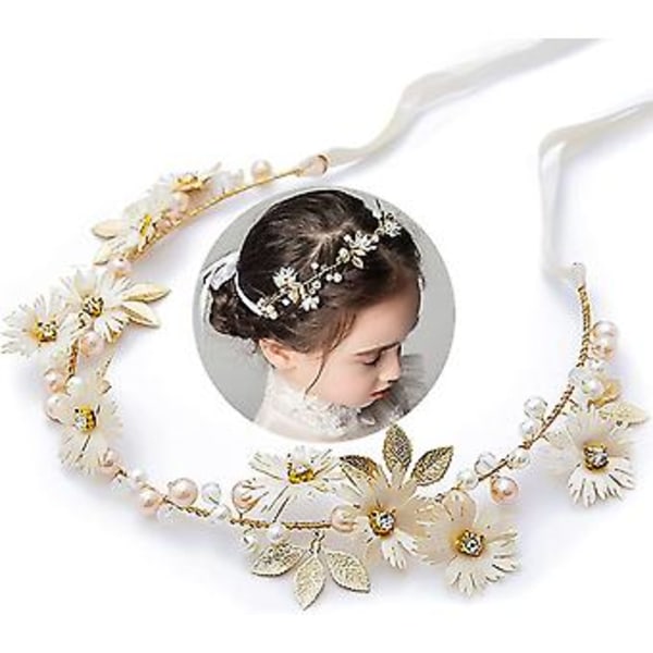 Hääkampauskoru Kristallipärlä Häähiuskoristeet Boho Hiuspanta (4-d-1)