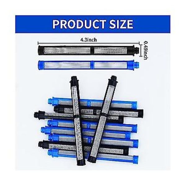 Less Gun Filtre-287033 5 stk 100 Mesh og 287032 5 stk 60 Mesh for Pressu