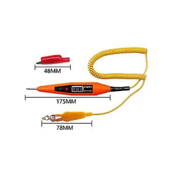24v 12v Elektrisk Testpenna För Bil Er Volt Auto Verktyg Lastbil Trai