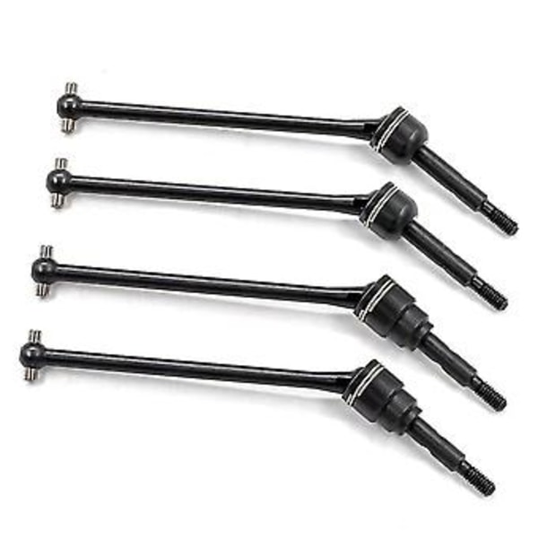 4kpl Teräksiset Etu- ja Taka-akselit Vetoketjut 1/10 Slash Stampede Hoss Vxl Rc Auton Osille