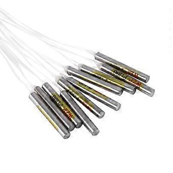 10 stk. PT100 Vandtæt Sensor Probe til Temperaturregulator