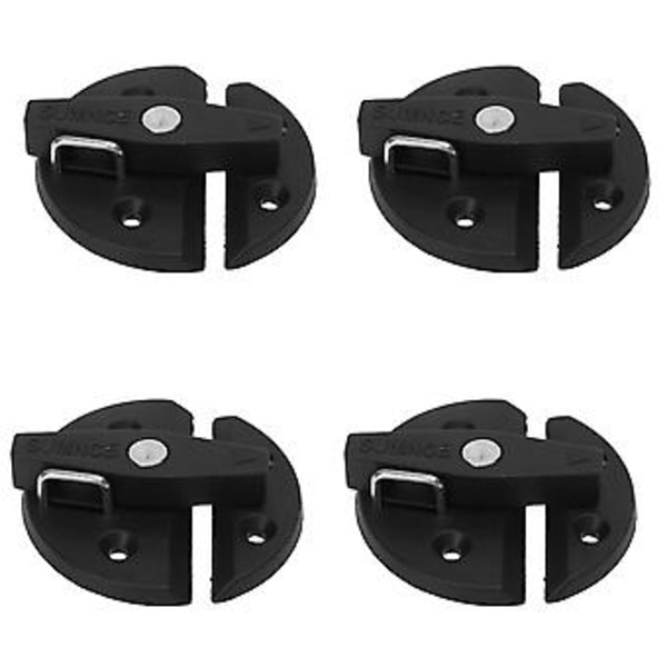 4 Set Båt Skåp Vridlås Förstärkt Nylon 59mm Rund Vridknapp Lås för Yacht RV Dörr Skåp Lucka