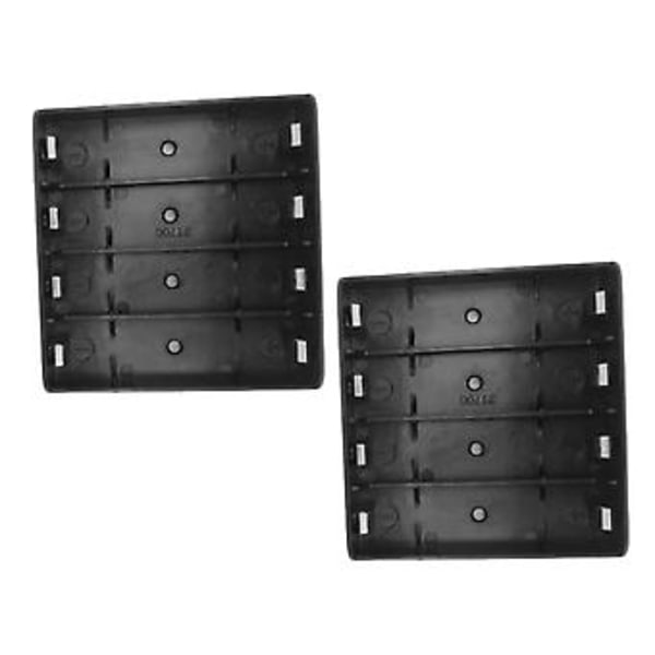 1 stk. 4x 21700 Batteriholder Opbevaringsboks Etui Abs Brandsikker Bank Etuier Slot Batterier Container Wit