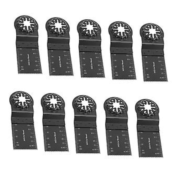 10 st Oscillerande Sågblad 34mm 40mm Skärdjup Multiverktygsblad med Starlock-gränssnitt