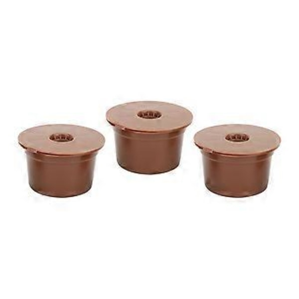 3 st Återanvändbara Påfyllningsbara Kaffekapsel Filter Kopp Ersättningstillbehör Passar Caffitaly