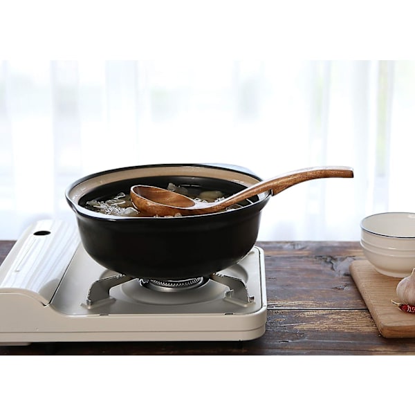 Træ Køkkenredskaber Køkkenredskab, Naturligt Teaktræ Køkkenredskaber Sæt - Nonstick Hård Træspatel Og Træskeer