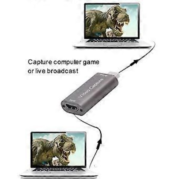 4K USB 3.0 HDMII-yhteensopiva Videotallennuskortti Puhelinpeli Webcast Kurssiopiskelu