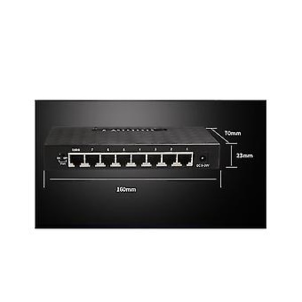 8-porttinen Etet Ser High Performance 1000mbps S Rj45 Hub Internet Injector E