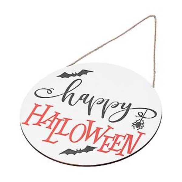 Hengende Velkomstskilt, Edderkopp Flaggermus Design Tre Halloween Dekorasjon Inngangsdør Velkomstskilt Enkel Installasjon