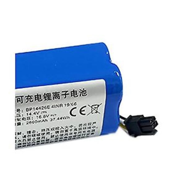 14.4v 2600mah Li-ion Sylindrisk Oppladbart Batteri Pakke For Robot Støvsuger I5 Young I9 Eye