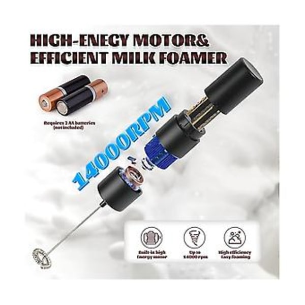 Håndholdt, Batteridrevet Bevera Mikser, Mini Mikser For Latte, , A