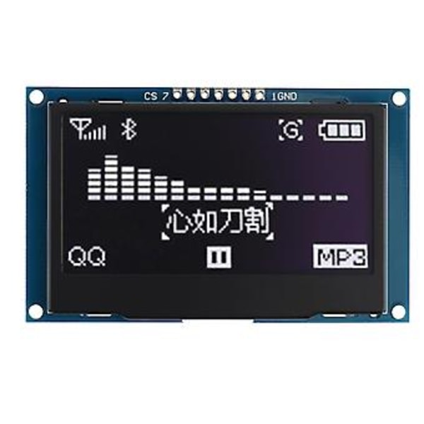 2,42 tuuman 12864 128x64 Oled-näyttömoduuli Iic I2c Spi Sarja Lcd-näyttö C51 Stm32 Ssd1309:lle (valk