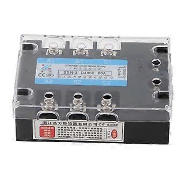 3-faset Solid State Relæ SSR-3 D4860 60A DCAC 480V Distributionskontroludstyr