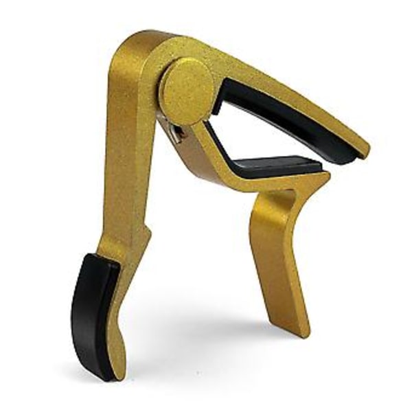 Guitar Capo med Hurtig Udløsning, Til Elektrisk Guitar (capo-gylden)