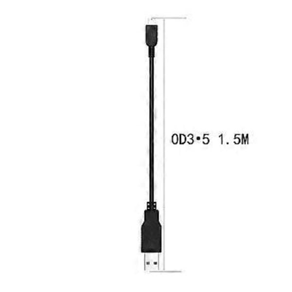 1,5 m / 4,9 jalkaa USB 5-nastainen latauskaapeli Texas Instruments TI-84 Plus CE TI-Nspire TI Nspire CX TI Nspire CX CAS MP3 GPS -laitteille