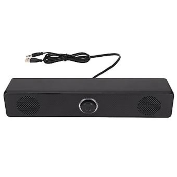 E 350TS Tietokonekaiutin 3,5 mm:n sisääntulolla USB-virralla Varustettu Langallinen Tietokoneen Soundbar Äänenvoimakkuuden Säätimellä Pöytätietokoneelle Kannettavalle Tietokoneelle Tabletille