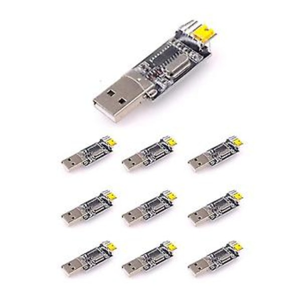 10kpl Ch340g Usb - Rs232 Ttl -muunninsovitinmoduuli/usb-muunnin