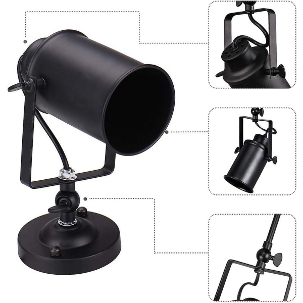 Vintage Spot Light, Retro Style Industriell Vegglampe Veggspot, Metall For Gang Bar Cafe Soverom