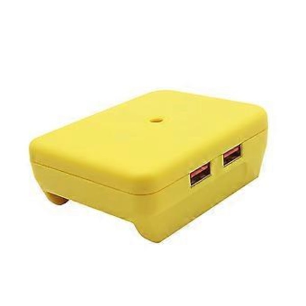 Akkuadapteri kahdella USB-pikalatausportilla XR 18V 20V litiumioniakulle DCB180